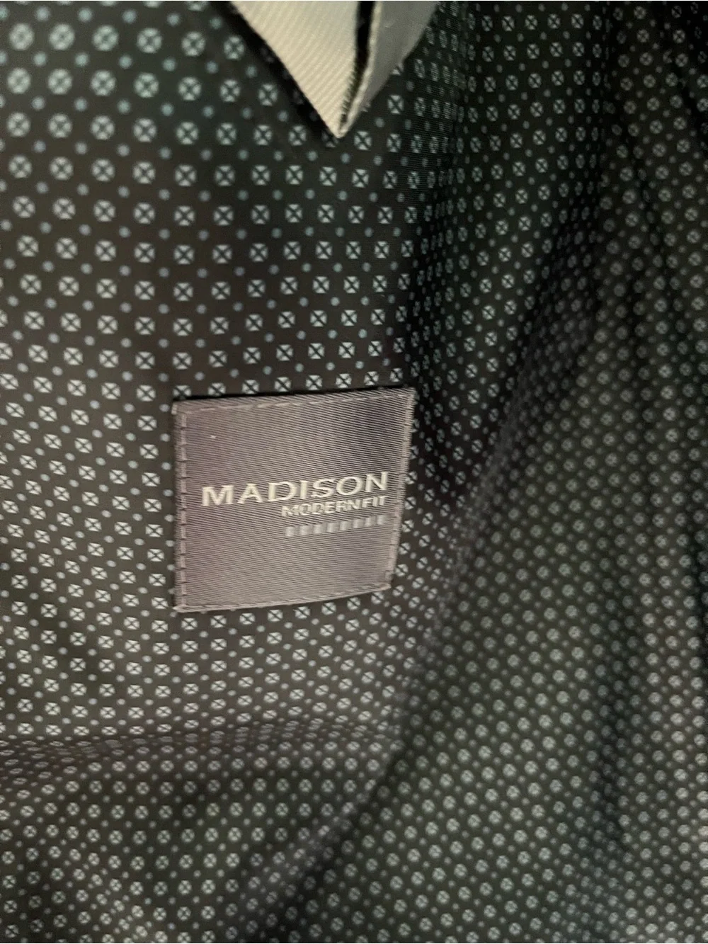 Madison Dark Blue Two-Button Blazer
